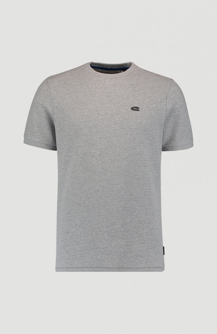 Hybrid Waffle Ringer T-Shirt | Silver Melee -A