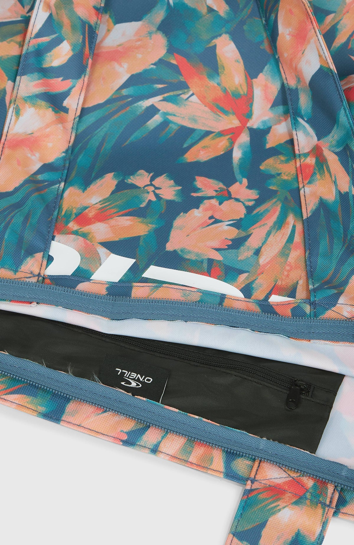 Coastal Print Tote Bag | Blue Painted Tropics