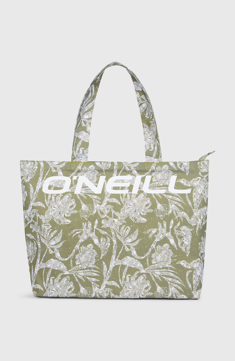 Coastal Print Tote Bag | Green Textured Jungle Coastal Print Tote Bag | Green Textured Jungle