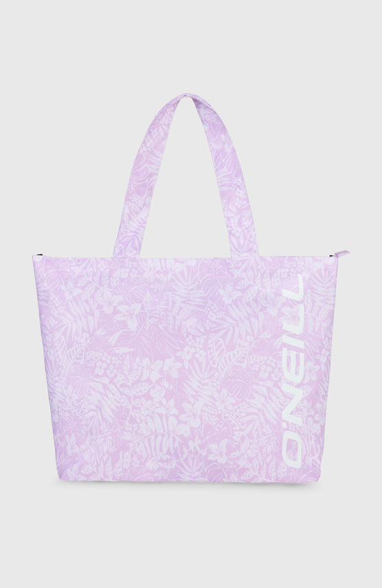 Coastal Print Tote Bag | Purple Island Sky
