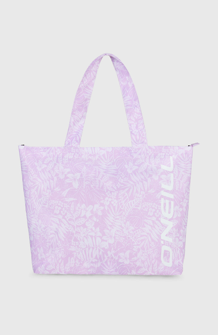 Coastal Print Tote Bag | Purple Island Sky