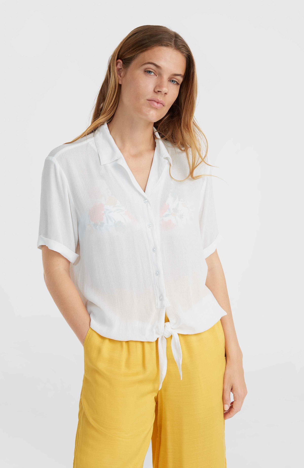 Cali Beach Shirt | Snow White