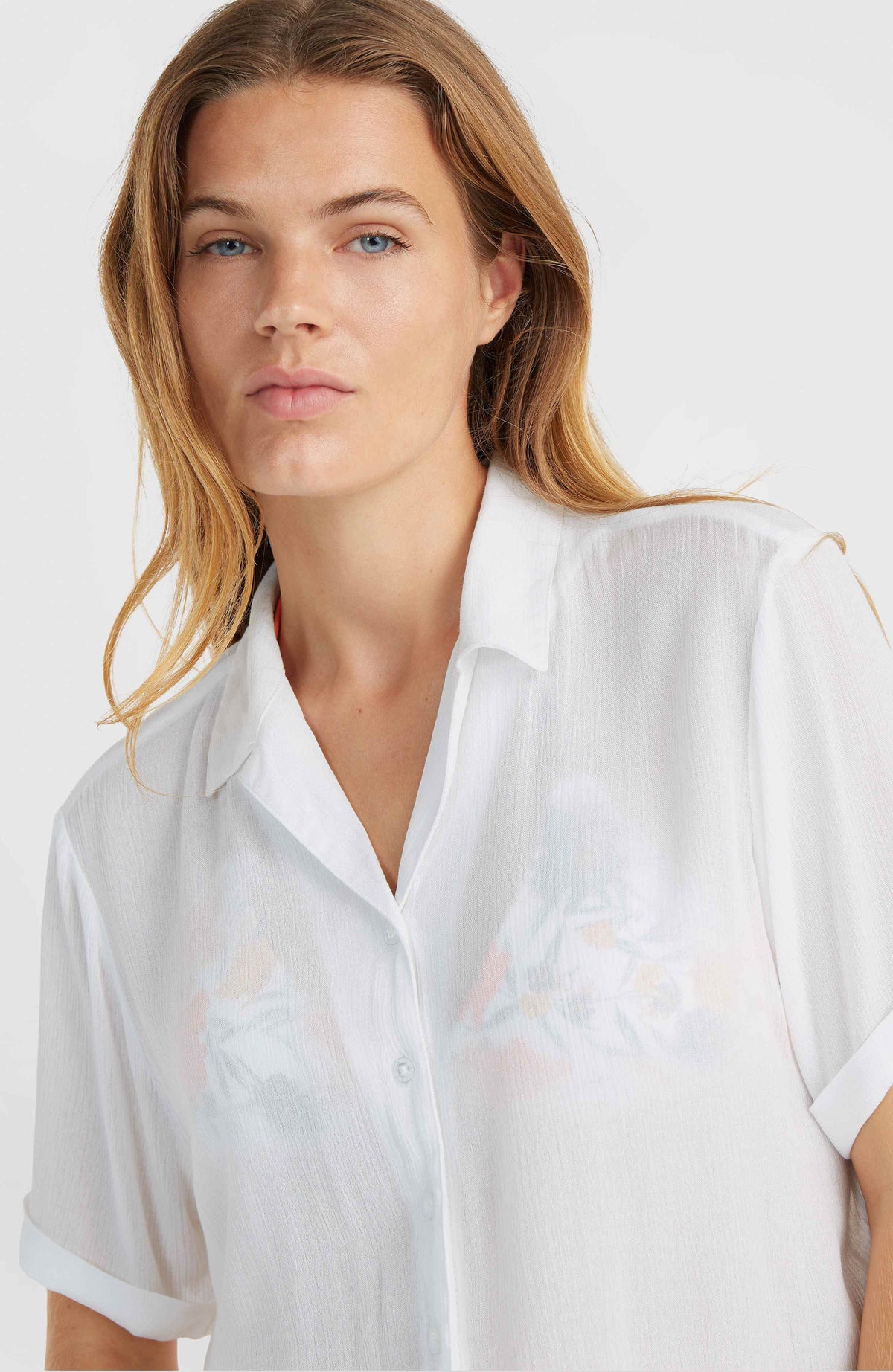 Cali Beach Shirt | Snow White