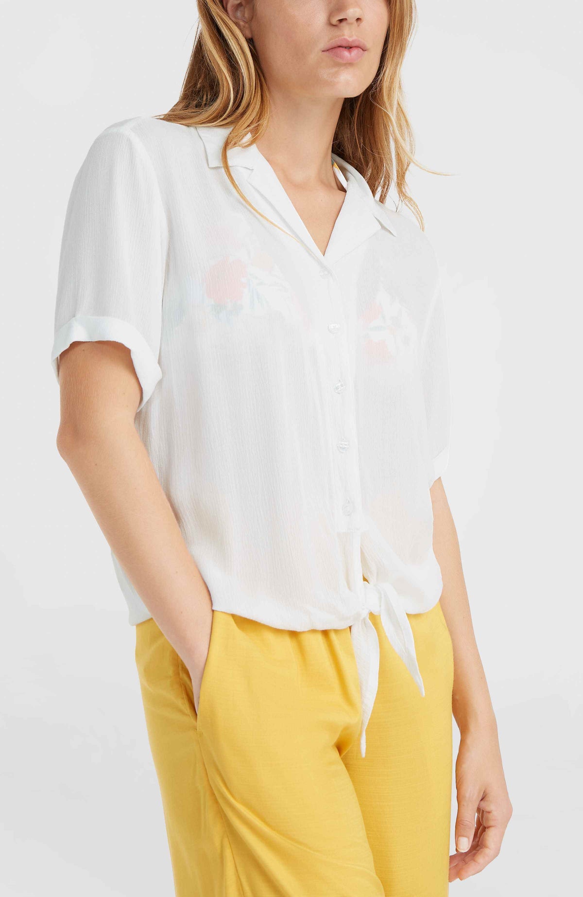 Cali Beach Shirt | Snow White