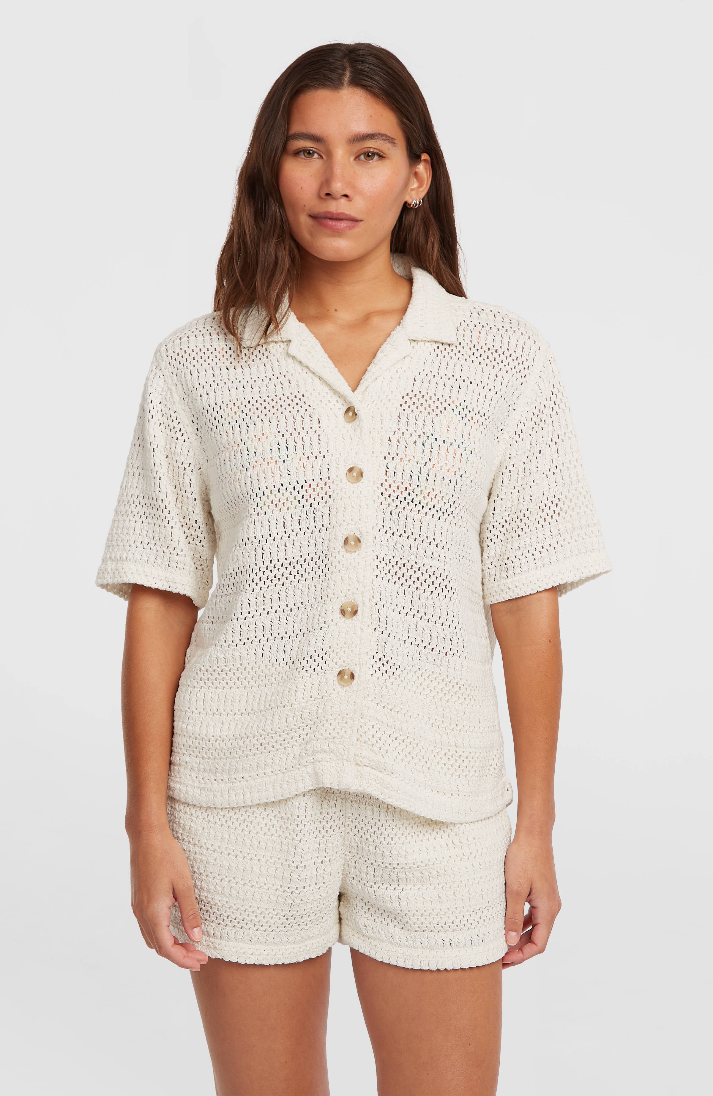 O'Riginals Crochet Shirt | Snow White – O'Neill UK