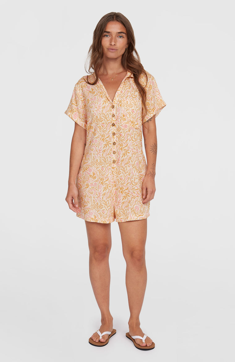 Women of the Wave Romper | White Abstract Wave Women of the Wave Romper | White Abstract Wave