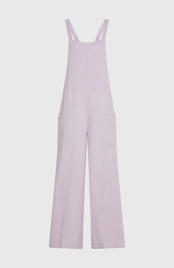 Brenda Structured Dungaree | Pale Lavender