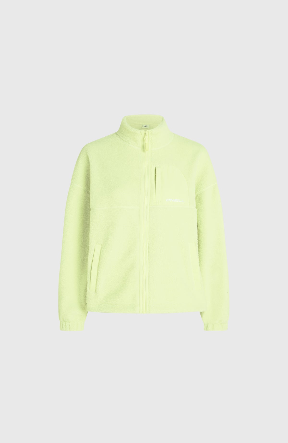 High-Pile Full-Zip Fleece | Lime Wash