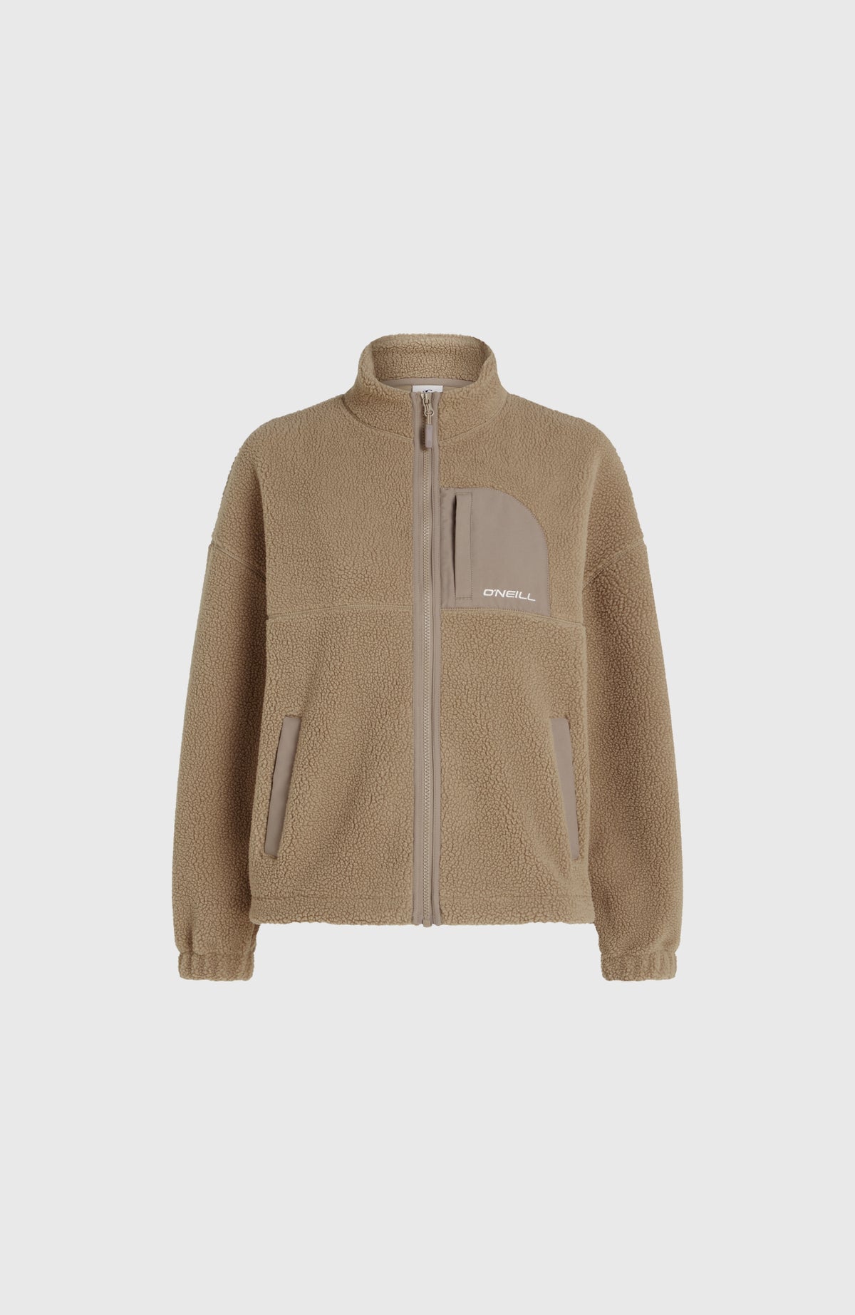High-Pile Full-Zip Fleece | Concrete