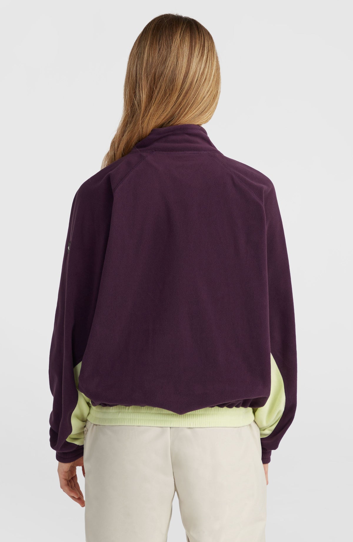 O'Riginals Polartec® 100 Half-Zip Fleece | Aubergine Colour Block