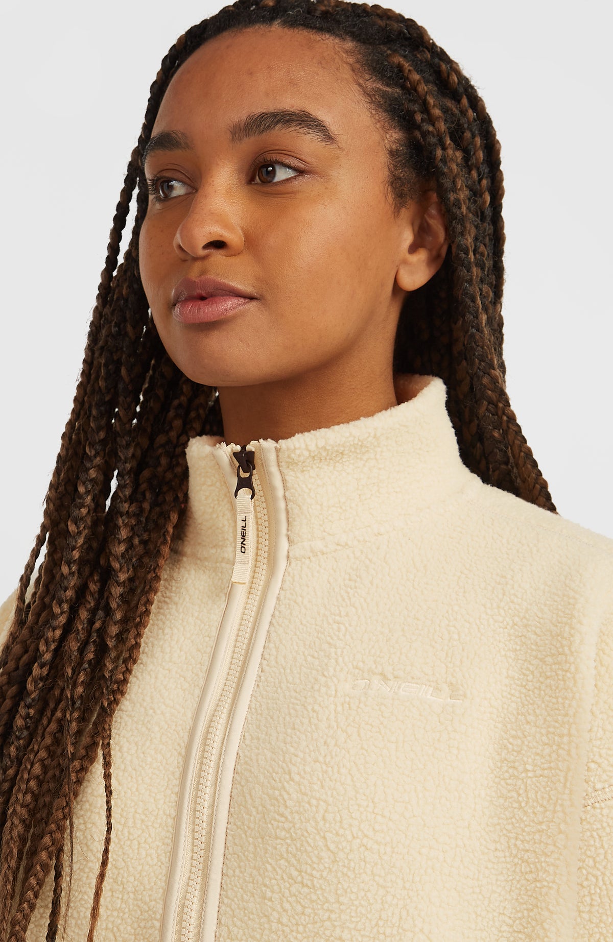 Must-Have High-Pile Full-Zip Fleece | Macaron