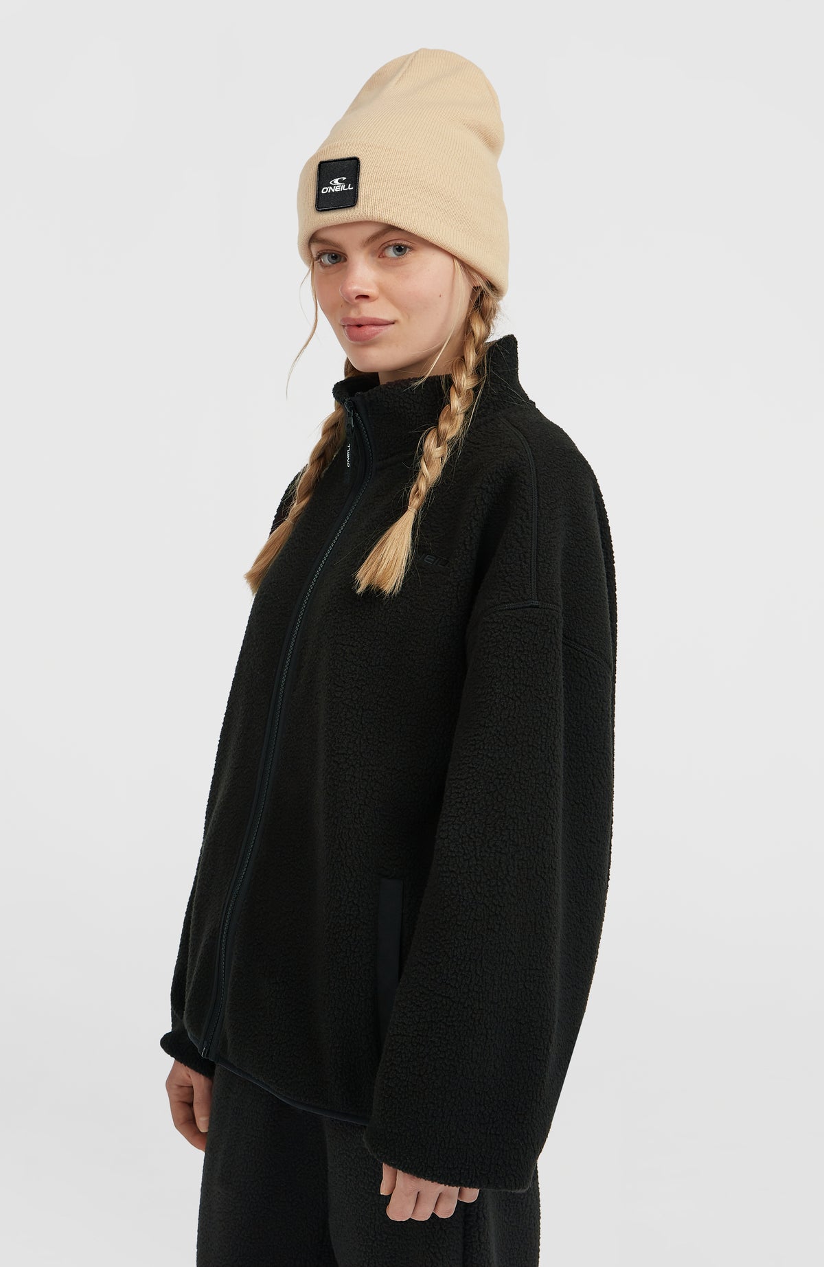Must-Have High-Pile Full-Zip Fleece | Black Out