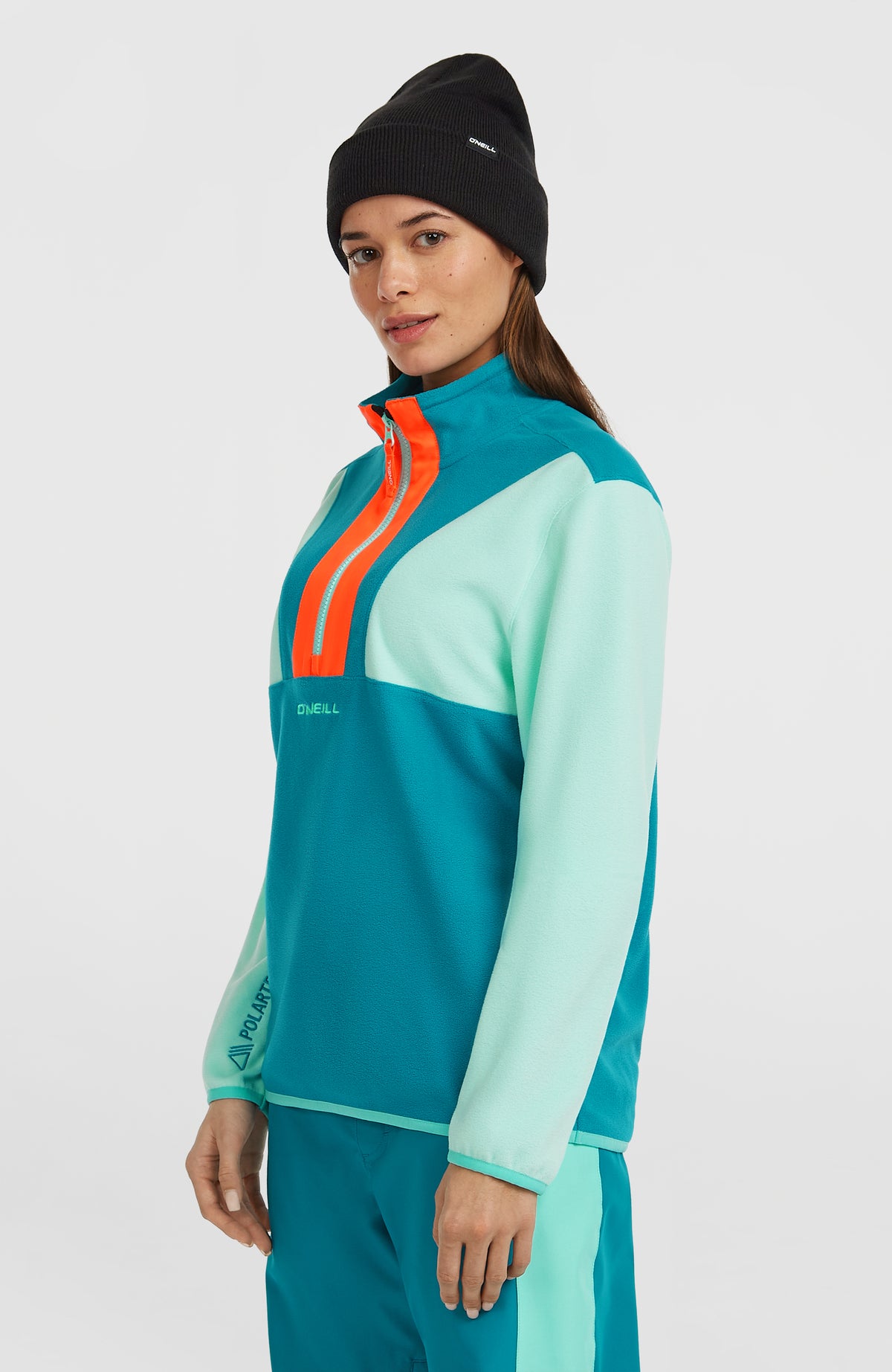 FWC'Cruz Triple Polartec® Half-Zip Fleece | Retro Mint Colour Block