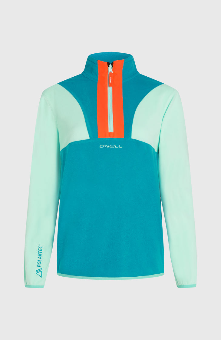 FWC'Cruz Triple Polartec® Half-Zip Fleece | Retro Mint Colour Block