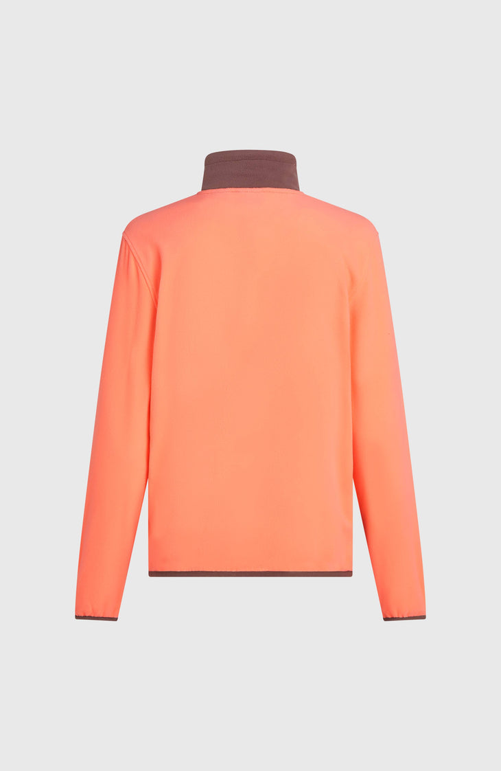 FWC'Cruz Triple Polartec® Half-Zip Fleece | Funky Peach Colour Block