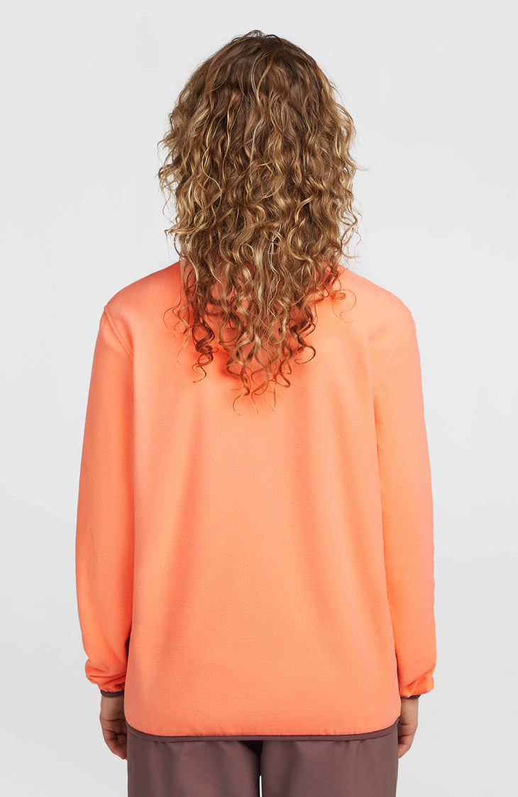 FWC'Cruz Triple Polartec® Half-Zip Fleece | Funky Peach Colour Block