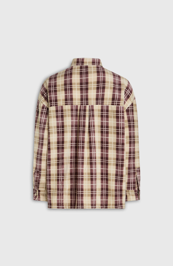 O'Riginals Superfleece Shirt | Beige Check Flannel