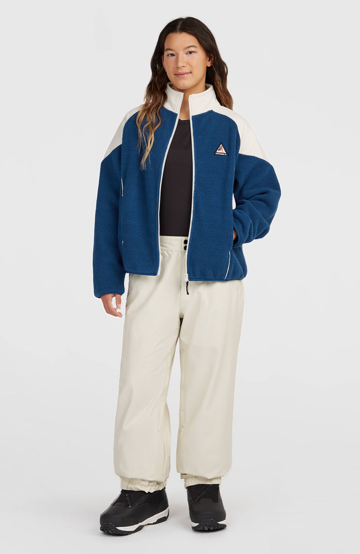 FWC'Play Full-Zip Hyperfleece | Linen White Colour Block