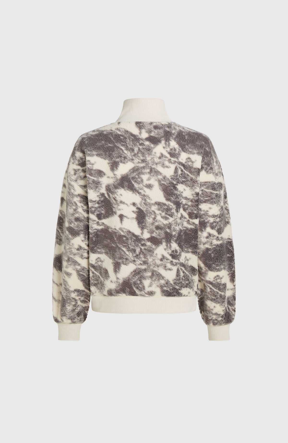 Must-Have Half-Zip Fleece | Grey Mountain Landscape