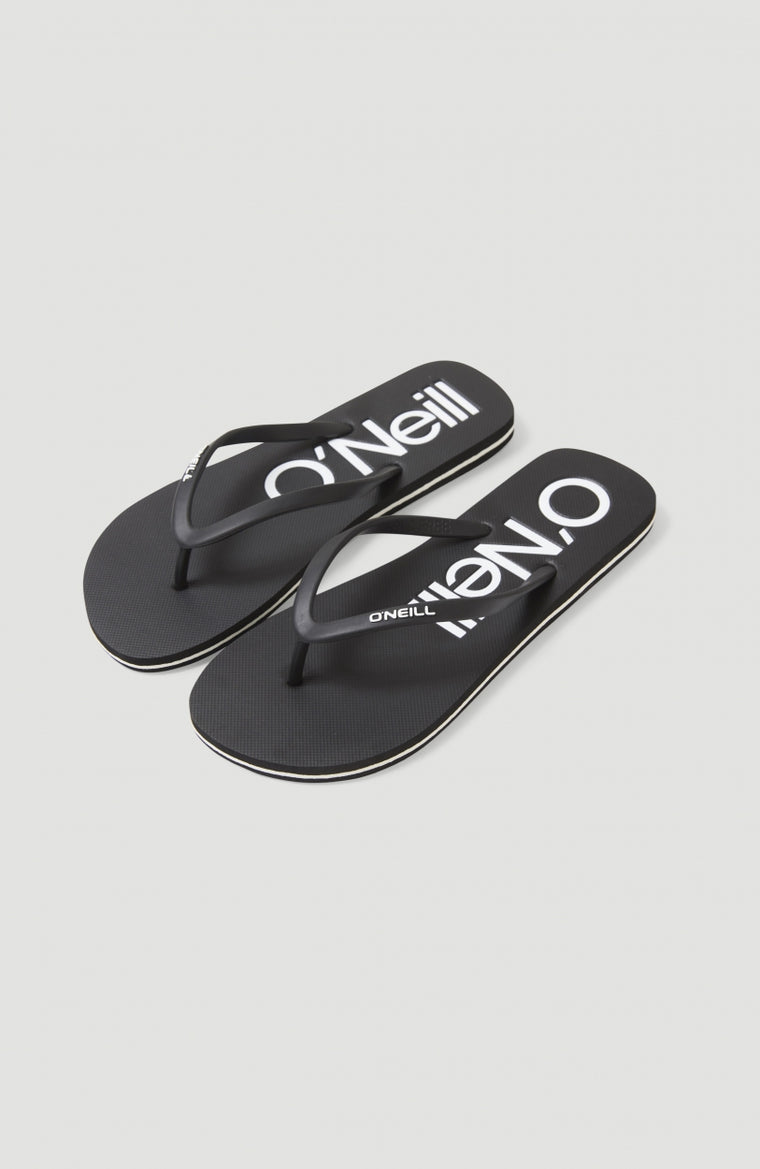 Profile Logo Sandals | Black Out Profile Logo Sandals | Black Out