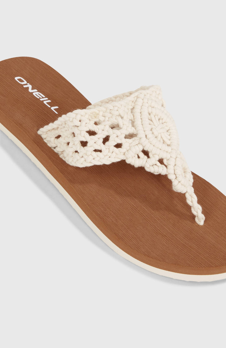 Ditsy Crochet Sandals | Snow White
