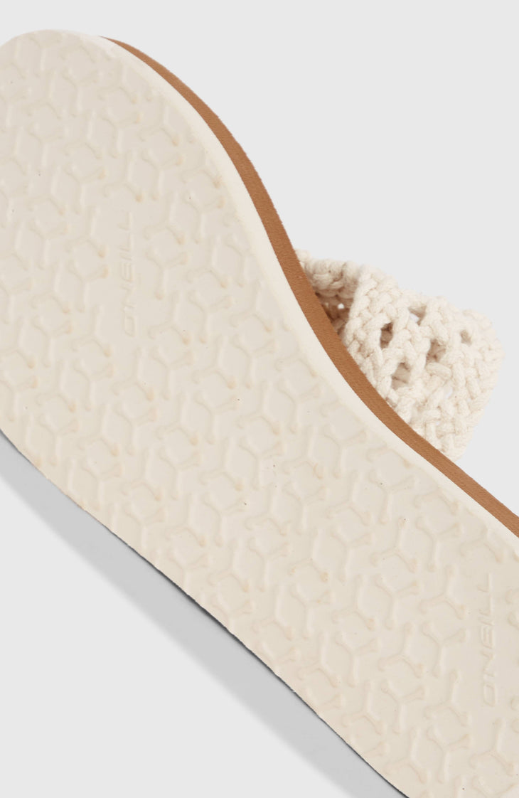 Ditsy Crochet Sandals | Snow White