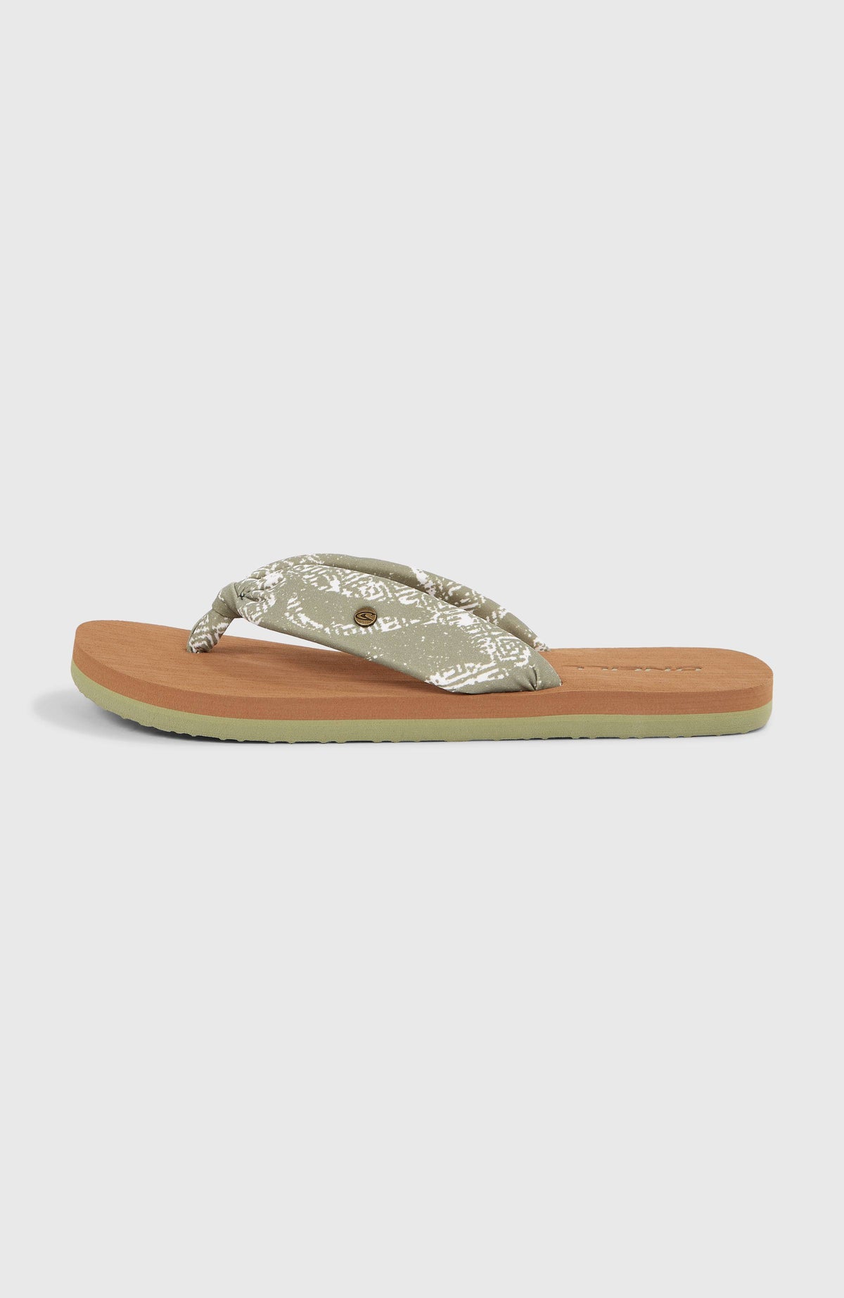 Ditsy Sun Sandals | Green Textured Jungle