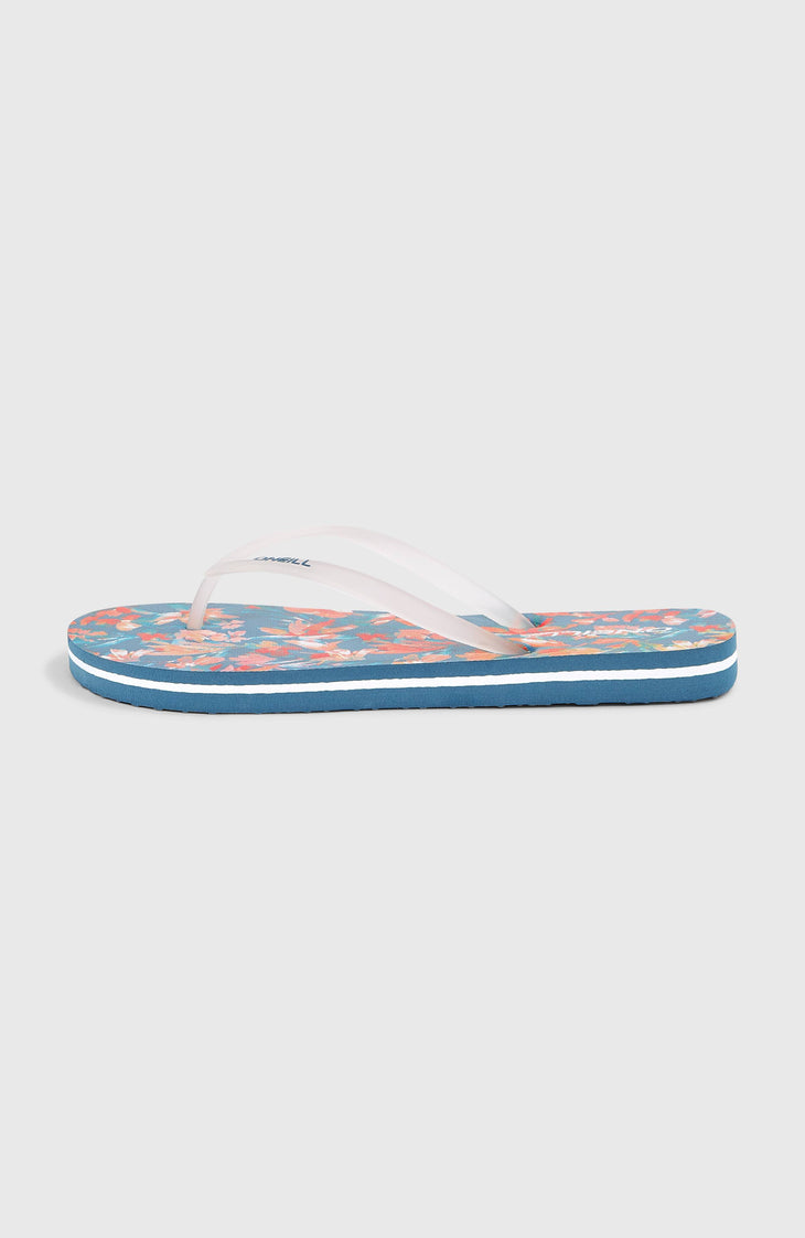 Profile Graphic Sandals | Blue Painted Tropics