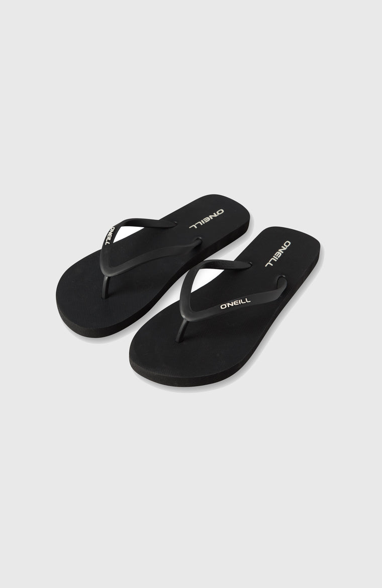 Profile Small Logo Sandals | Black Out Profile Small Logo Sandals | Black Out
