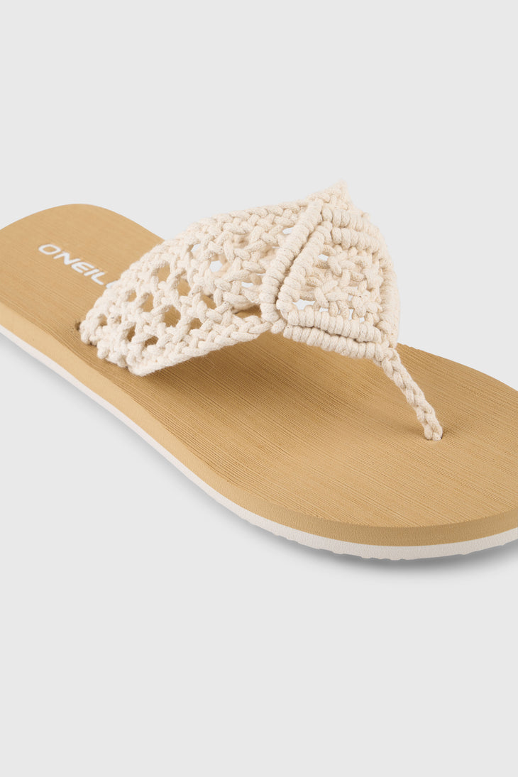 Ditsy Crochet Sandals | Snow White