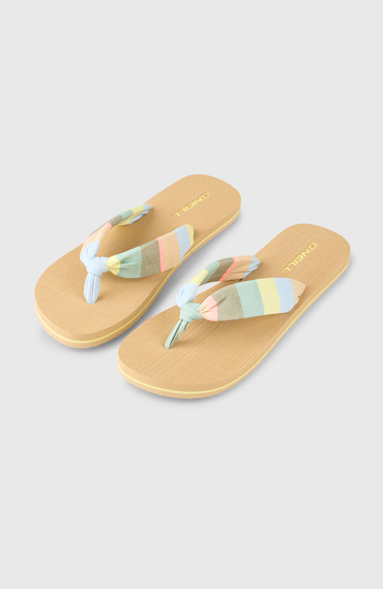 Ditsy Sun Sandals | Multi Must Haves Stripe