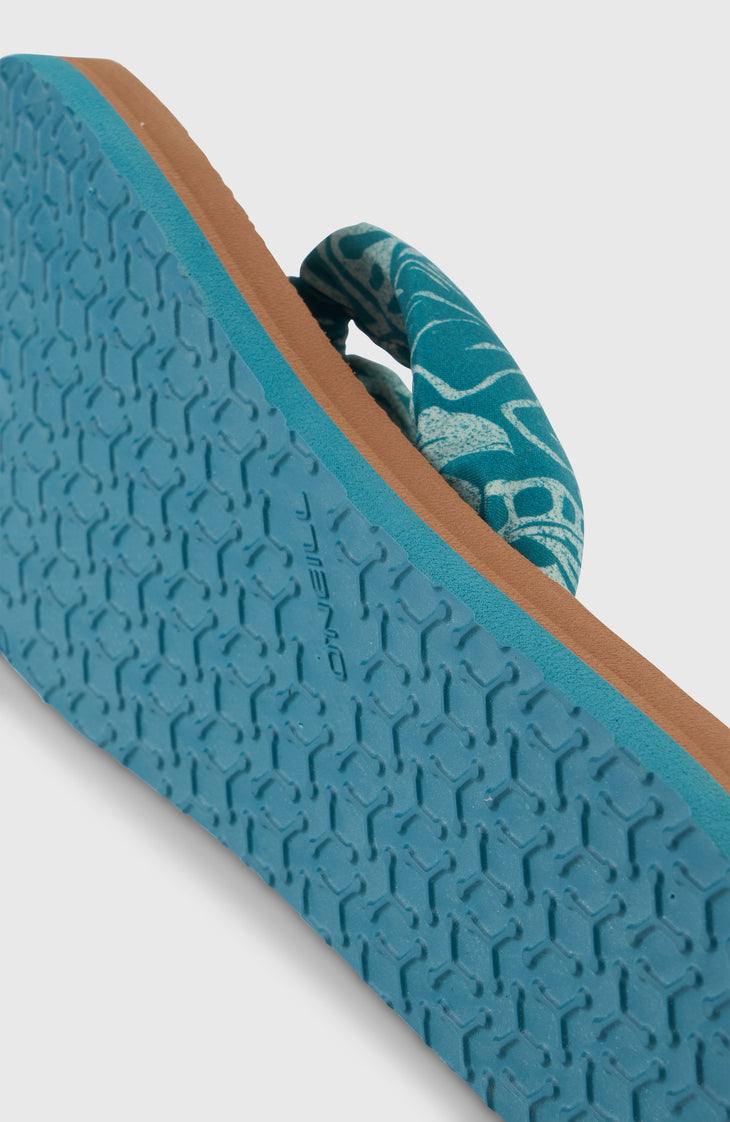 Ditsy Sun Sandals | Green Island Sky