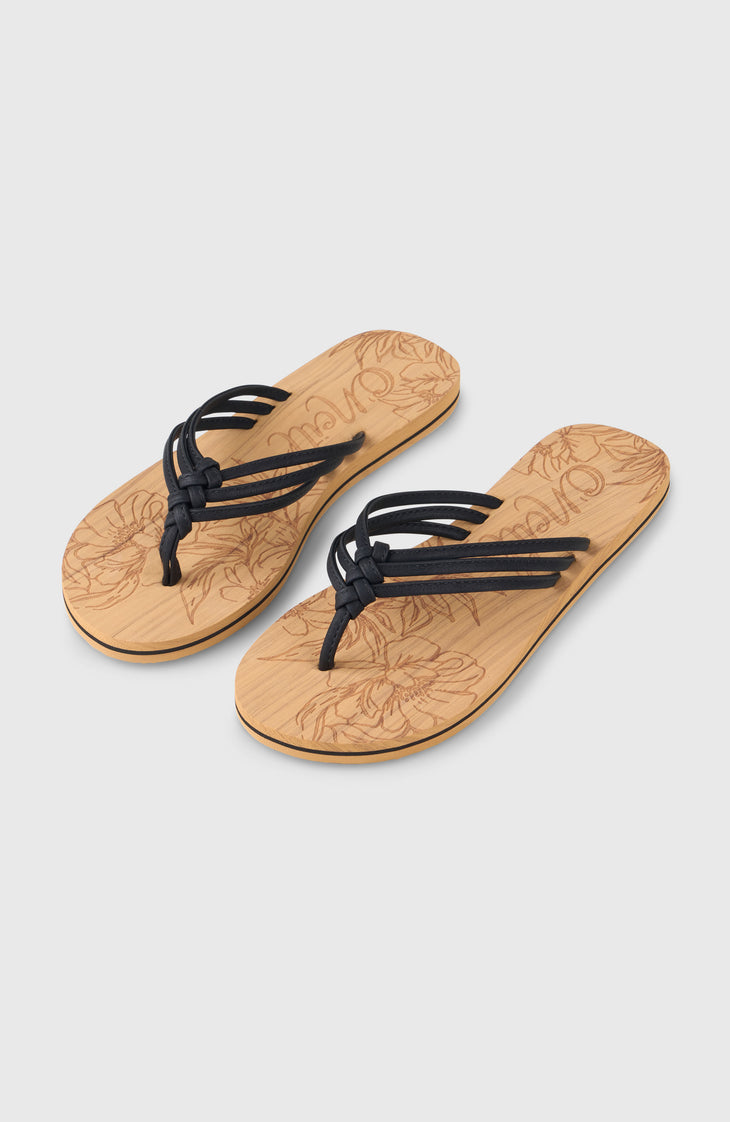Ditsy Sandals | Black Out