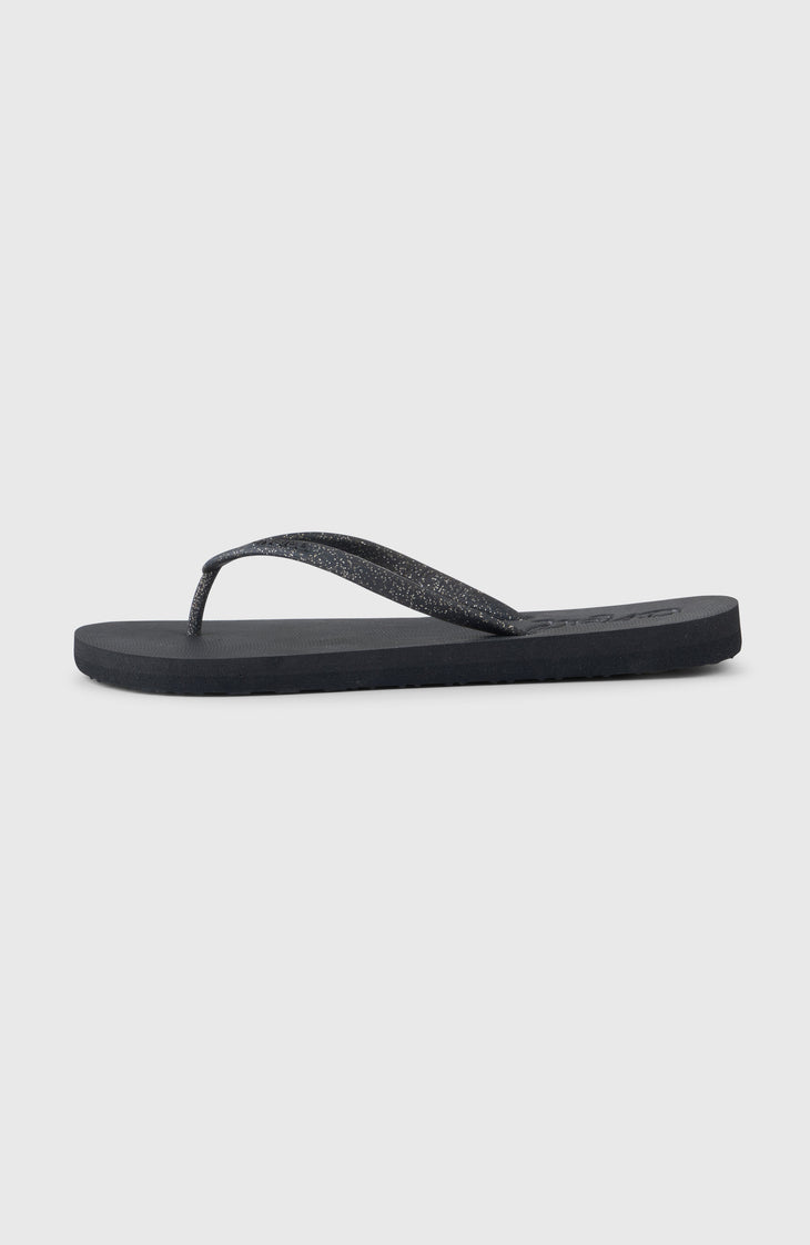 Profile Glitter Sandals | Black Out