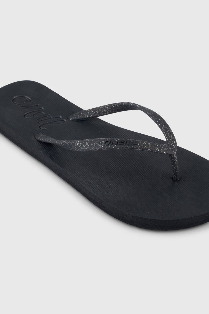 Profile Glitter Sandals | Black Out