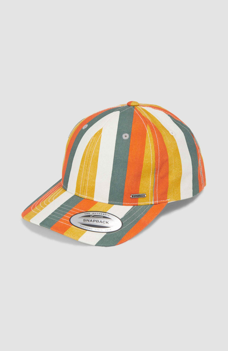 Mix and Match Seacoast Cap | Orange Multistripe Mix and Match Seacoast Cap | Orange Multistripe