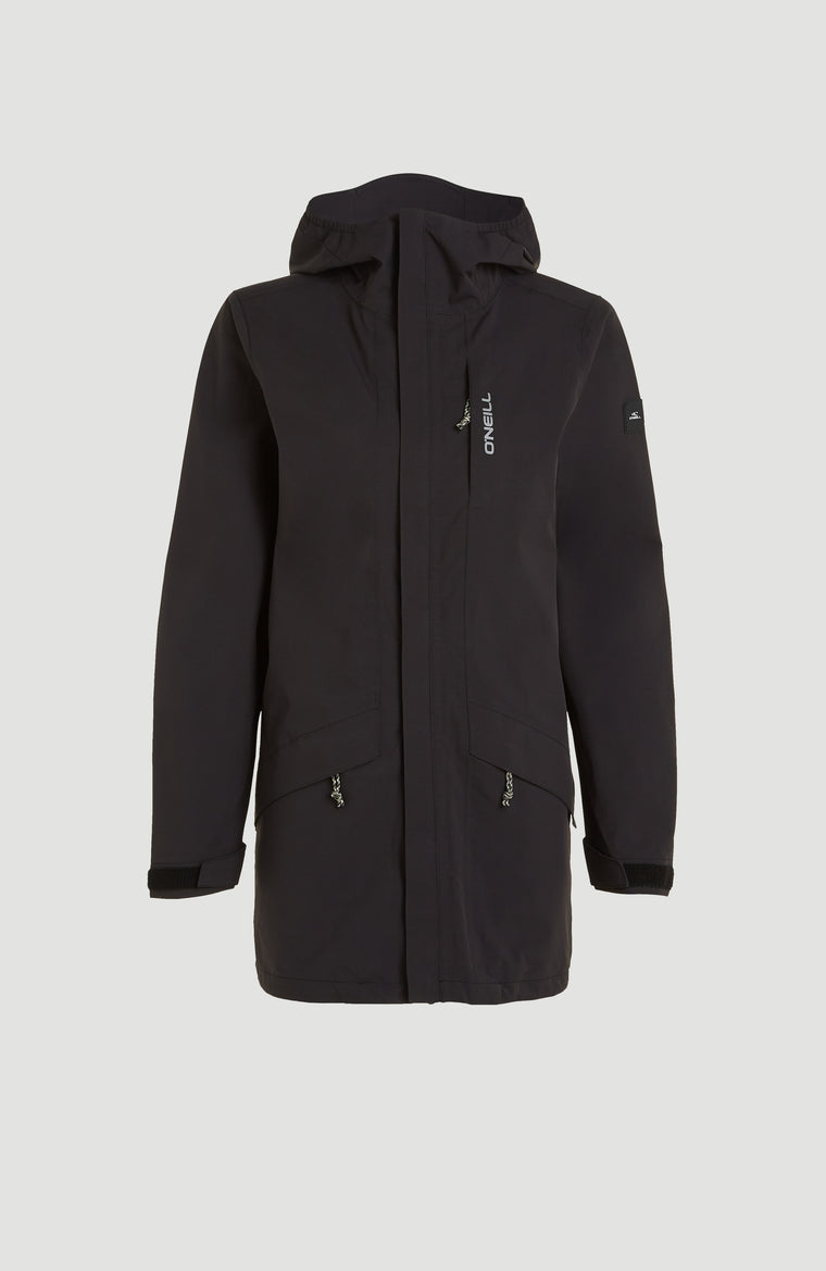 O'Neill TRVLR Series Rain Jacket 10K/10K | Black Out O'Neill TRVLR Series Rain Jacket 10K/10K | Black Out