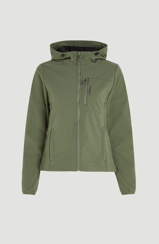 O'Neill TRVLR Series Softshell Jacket | Deep Lichen Green