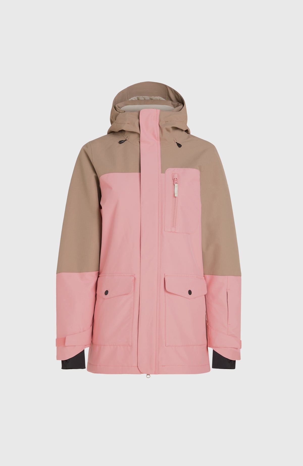 Utility Hybrid Snow Jacket | Genuine Pink Colour Block