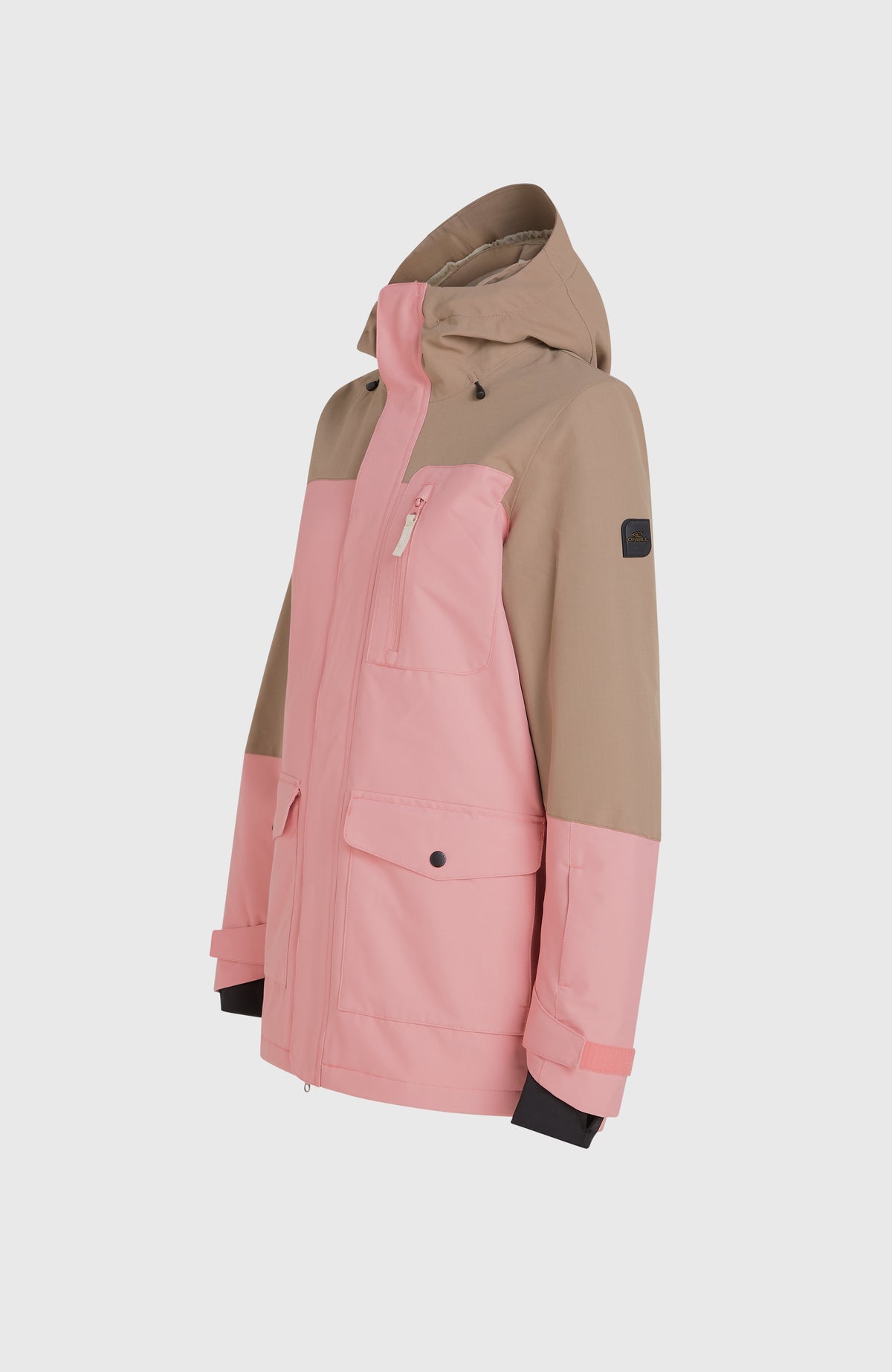 Utility Hybrid Snow Jacket | Genuine Pink Colour Block