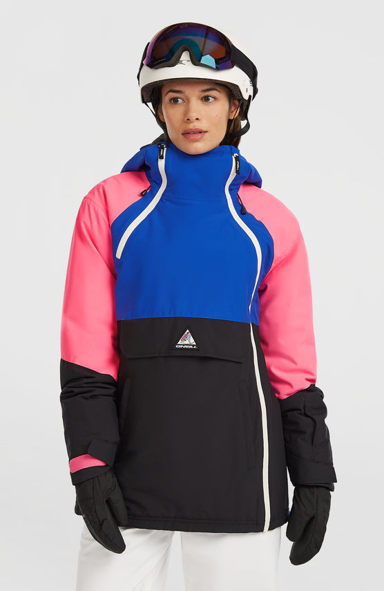 FWC'Play Asymmetric Snow Jacket | Active Blue Colour Block