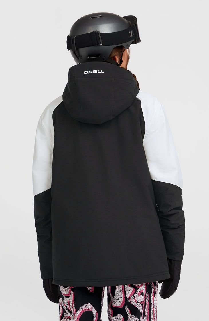 FWC'Play Asymmetric Snow Jacket | Black Out Colour Block
