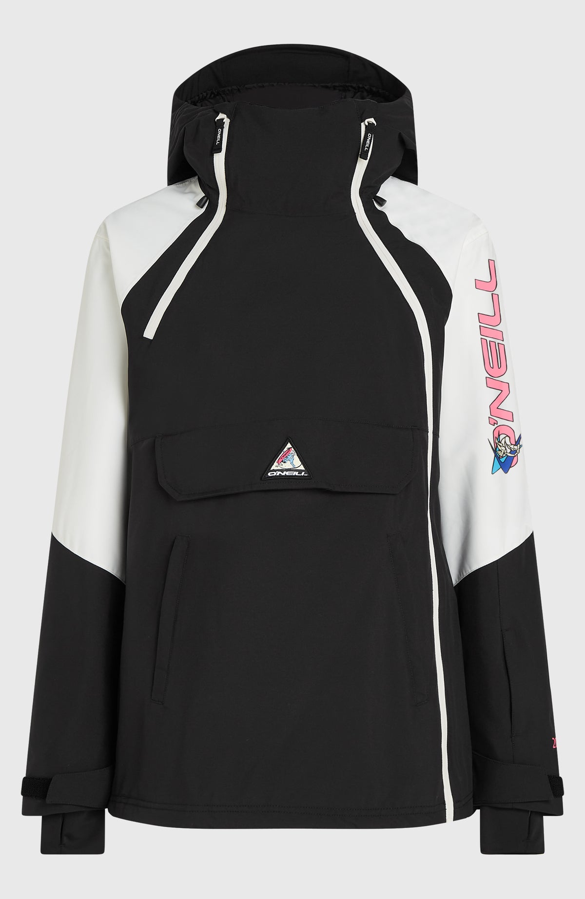 FWC'Play Asymmetric Snow Jacket | Black Out Colour Block