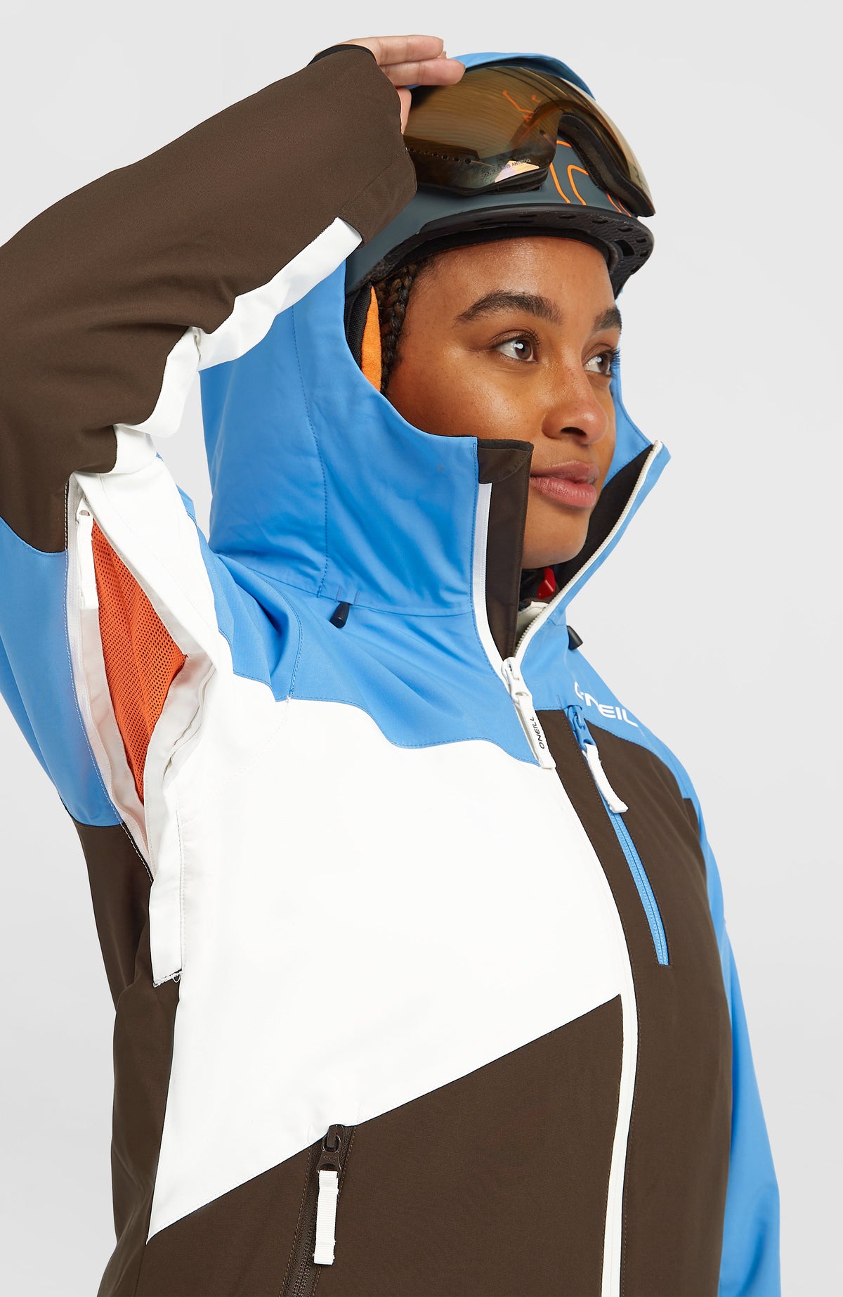 FWC'Cruz Triple Snow Jacket | Blue Poppy Colour Block