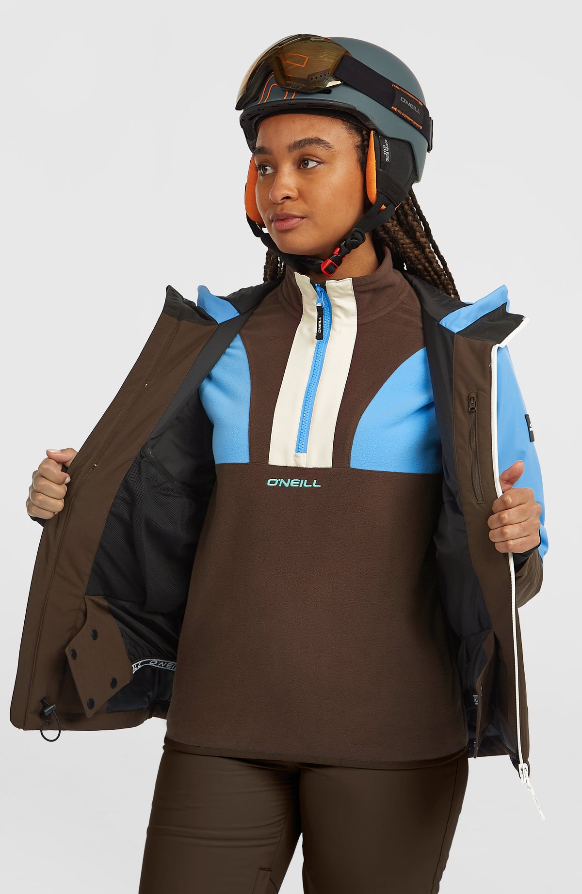 FWC'Cruz Triple Snow Jacket | Blue Poppy Colour Block