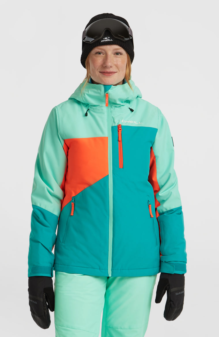 FWC'Cruz Triple Snow Jacket | Retro Mint Colour Block FWC'Cruz Triple Snow Jacket | Retro Mint Colour Block