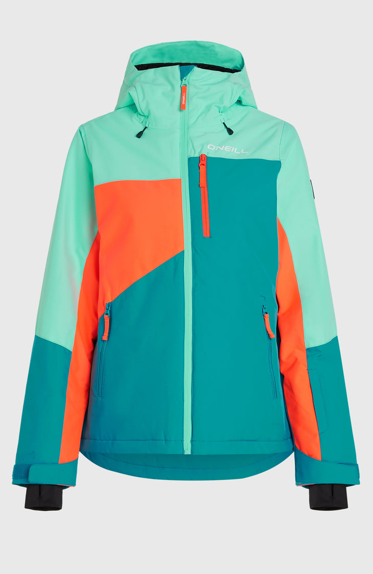 FWC'Cruz Triple Snow Jacket | Retro Mint Colour Block