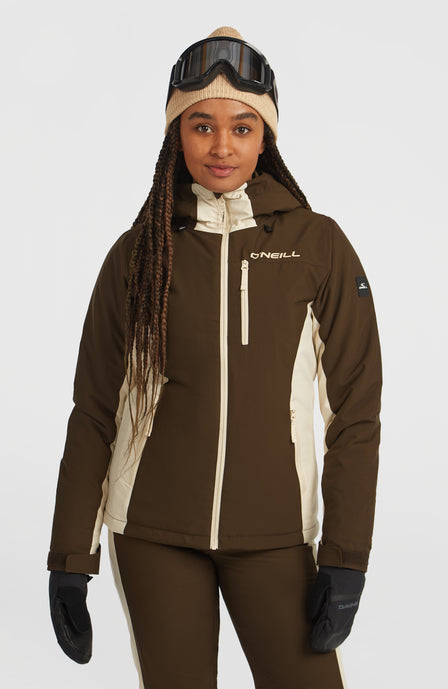 FWC'Cruz Duo Snow Jacket | Coffee Bean Colour Block
