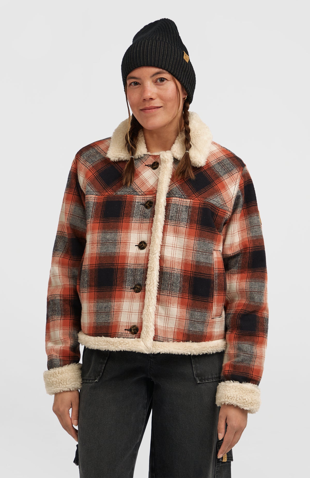 O'Riginals Fleece-Lined Jacket | Bonfire Check