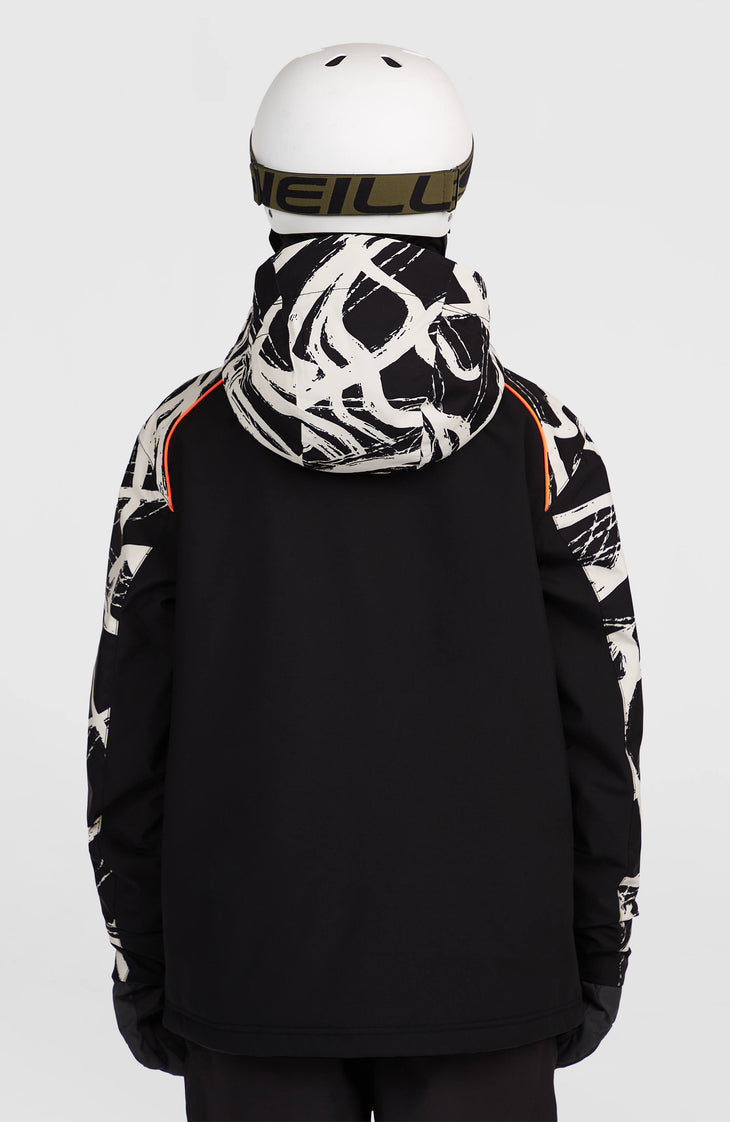 FWC'Play Asymmetric Snow Jacket | White Snowtracks